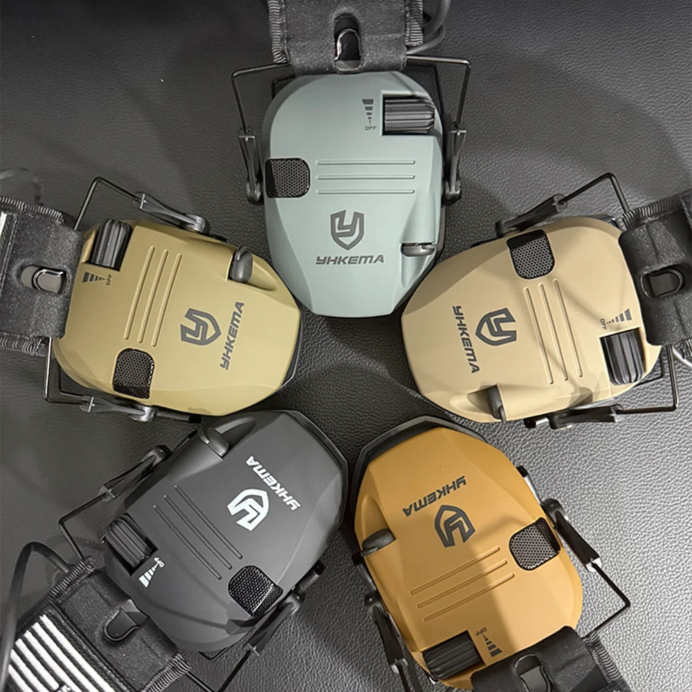 Gun Range Shooting Active Headset Headphones for Hunting Electronic Hearing Protection Ear Protect Noise Reduction Earmuff