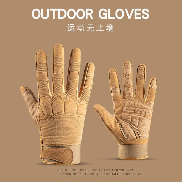 Tactical Gloves Touchscreen Sports Fitness Hunting Full Finger Hiking Gloves Protective Gear Special Gloves