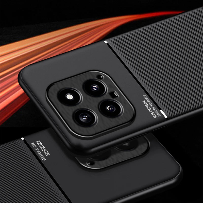 Rugged Non-Slip Case for Xiaomi 15T 14T 14 Ultra 13T Pro 13 Lite 12 12T 11T Cover With Car Magnetic Holder Coque Fundas Capa