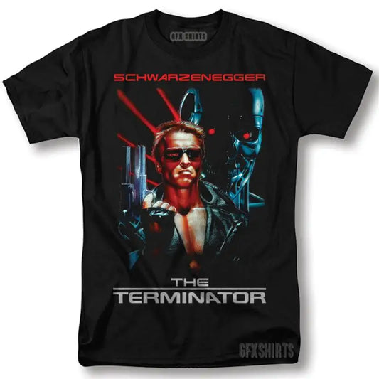 Terminator T Shirt Movie Classic Retro Vntg Design
