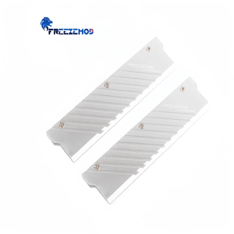 FREEZEMOD computer water cooler memory aluminum heat sink DDR5 memory vest. computer components , cooler ,2pcs/set .MEO-PM0AB-F