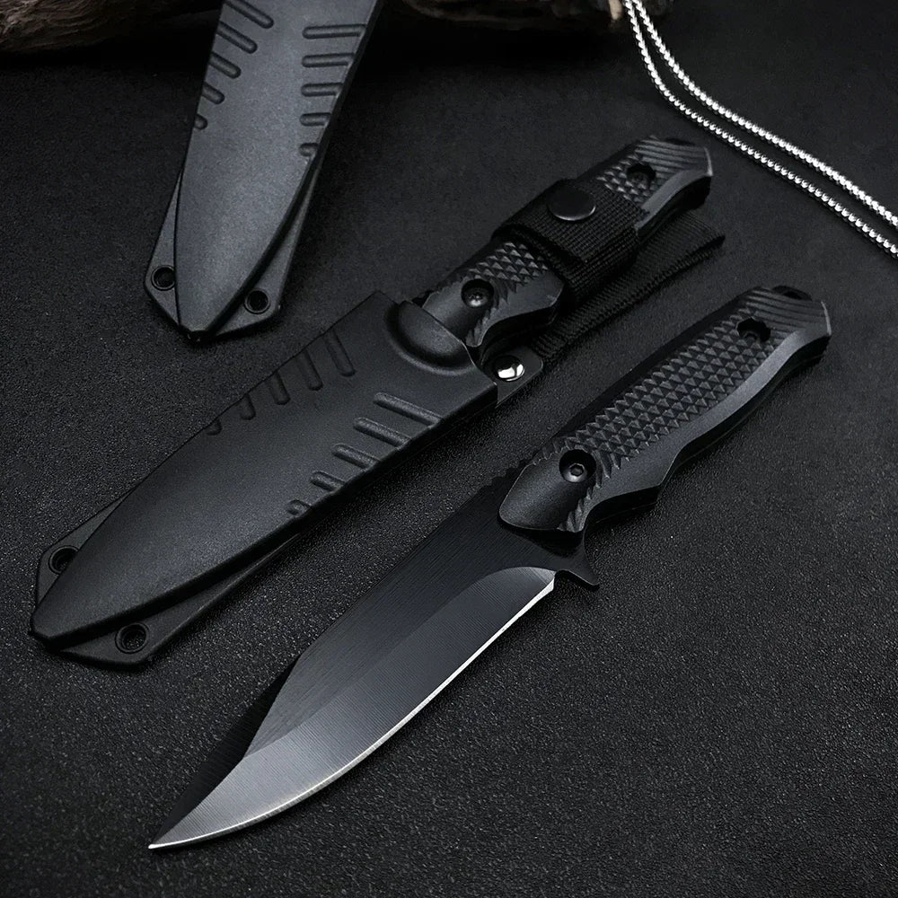 2025 Hunt Straight Knives Outdoor Fixed Blade ABS Handles Rescue EDC Hunting Self Defense Jungle Survival Multifunctional Tool