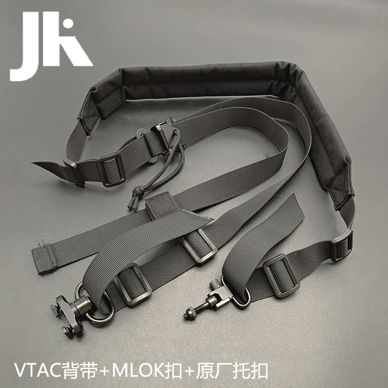 Tactical VTAC Rifle 2 Dot Quick Adjustable Shoulder Strap Outdoors Hunting Equipment With MLOK Mount Button Sling Set