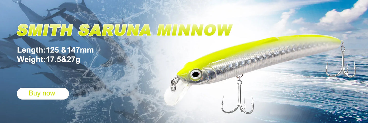 HuntHouse Trairao topwater lure Pencil lure long casting fishing for Bass Pike lure Crazy surface darter sound loud