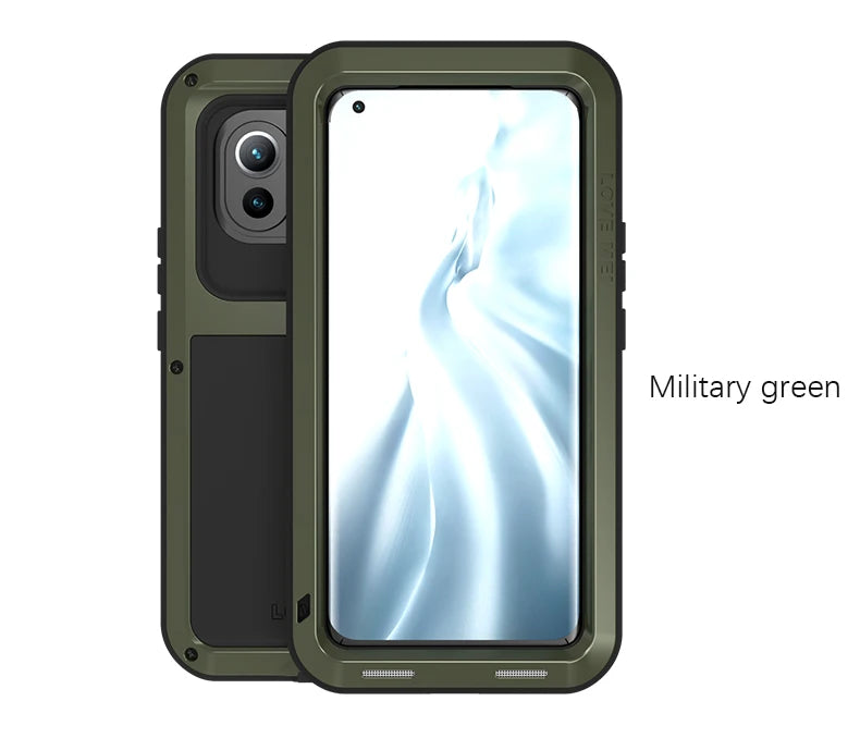 Love Mei Aluminum Metal Case For Xiaomi Mi 14 13 11 10 Pro Mi11 Cover Powerful Armor Shockproof Life Waterproof Case Capa Funda
