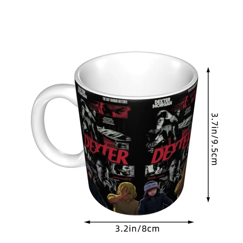 Customized Dexter Morgan Mugs DIY Movie Ceramic Milk Tea Coffee Cup