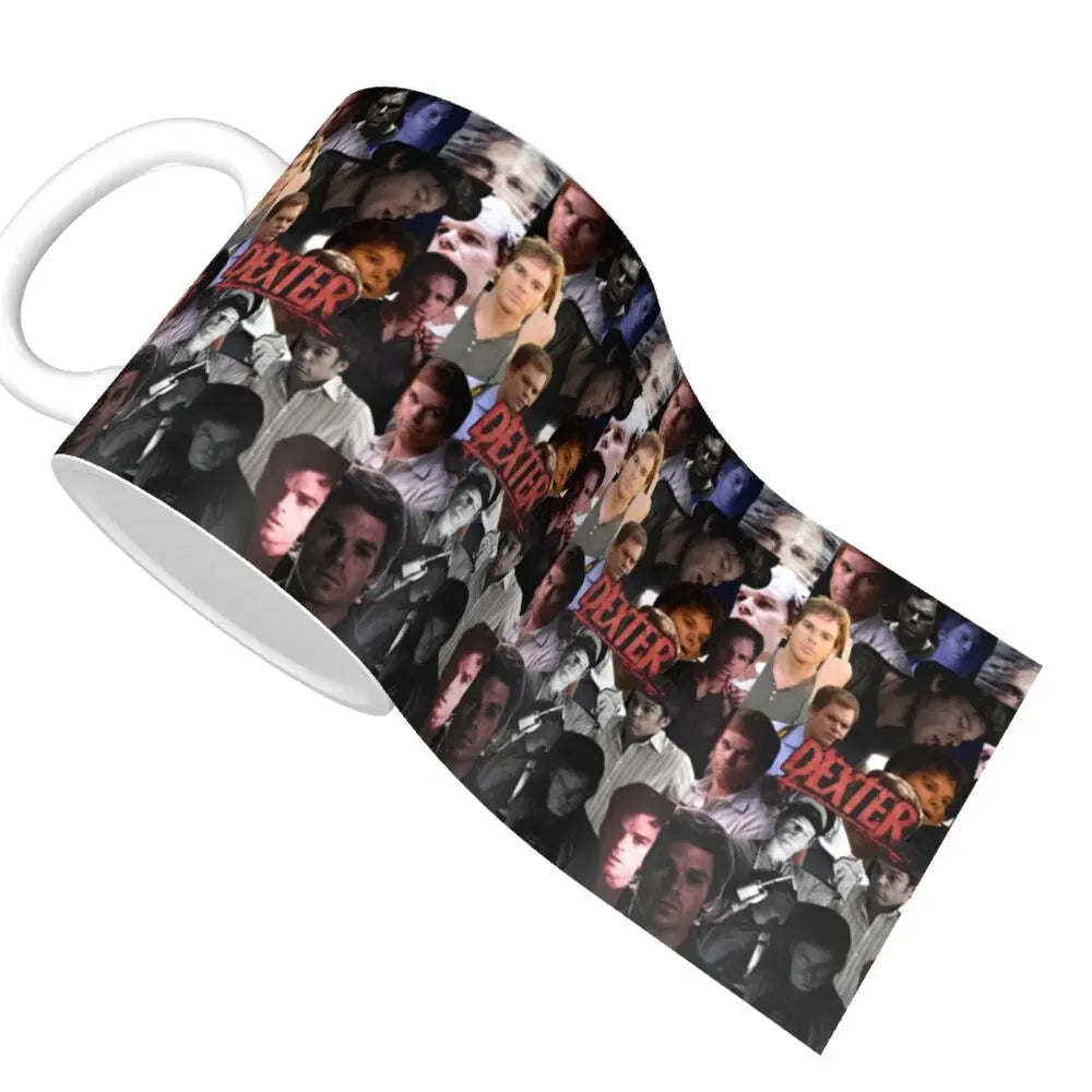 Customized Dexter Morgan Mugs DIY Movie Ceramic Milk Tea Coffee Cup