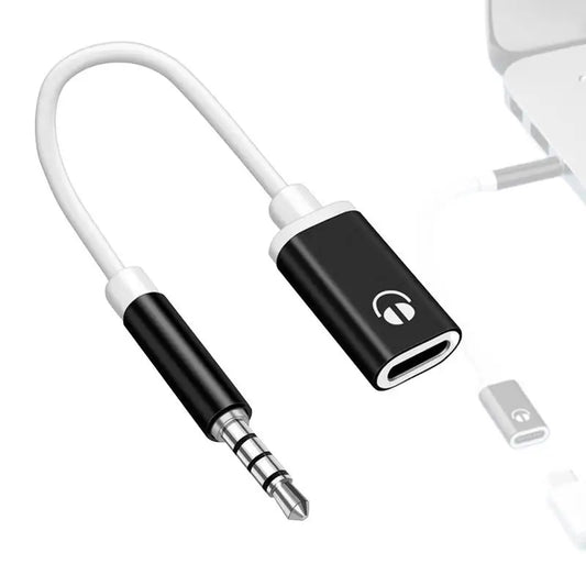 Type C To 3.5mm Headphone Car Stereo Cord Headphone Aux Cable Converter Type-C Converter Earphone Adapter 3.5mm Male To Type-C