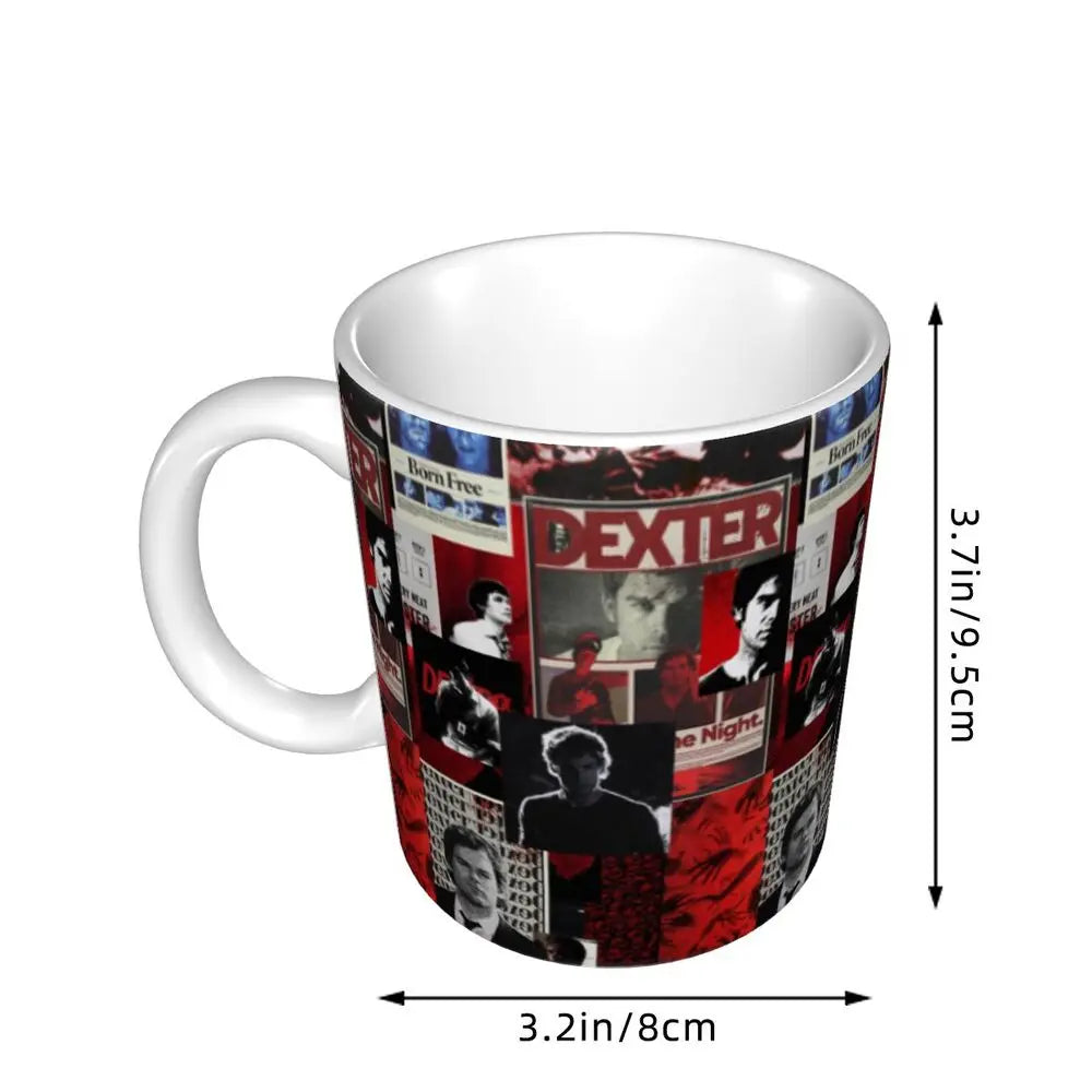 Customized Dexter Morgan Mugs DIY Movie Ceramic Milk Tea Coffee Cup