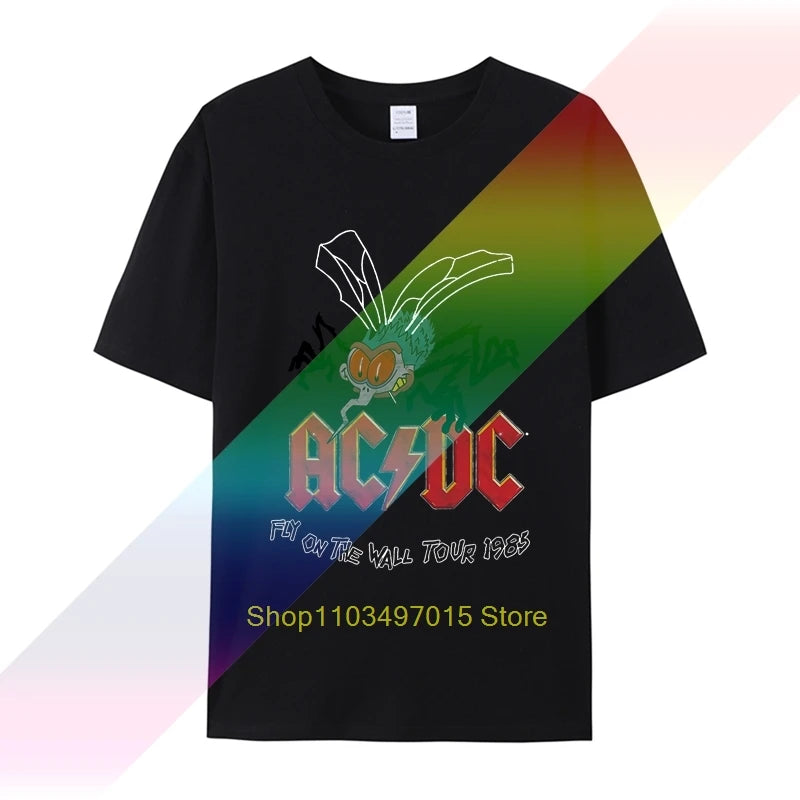 T Shirt AC and DC Fly On The Wall Tour  Size S  New  Official merchandising