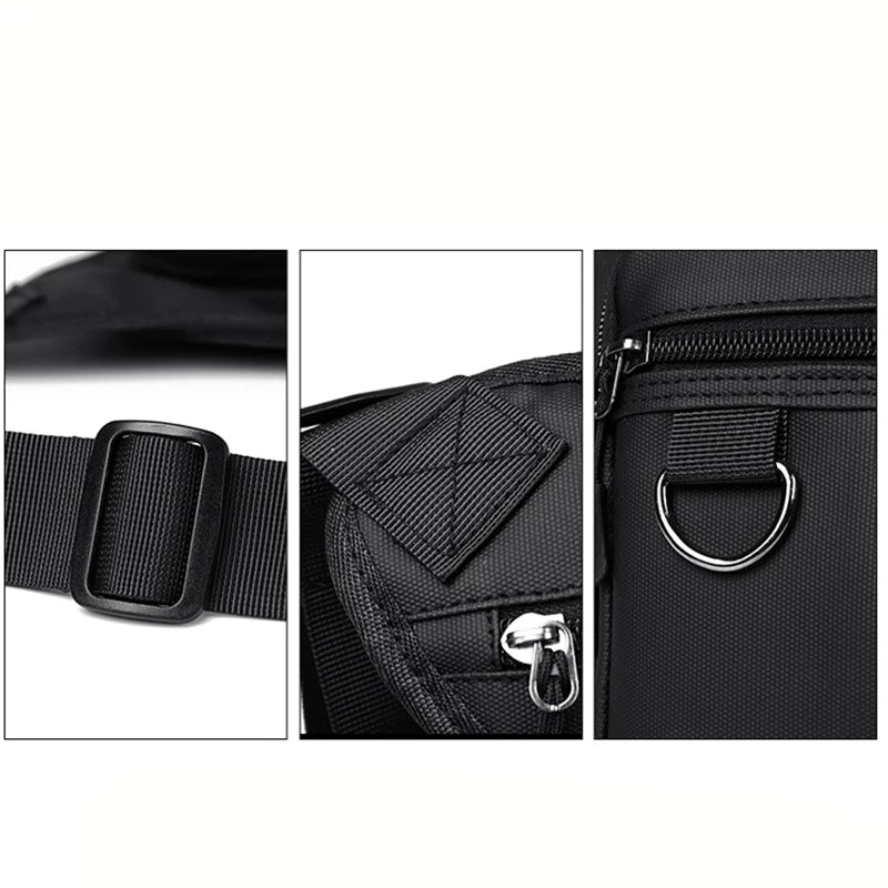 Tactical Travel Bag Waterproof Motorcycle Waist Leg Bag Men Hip Bum Pack Leg Side Bag Ride Bags Outdoor Casual Fanny Pack Bag