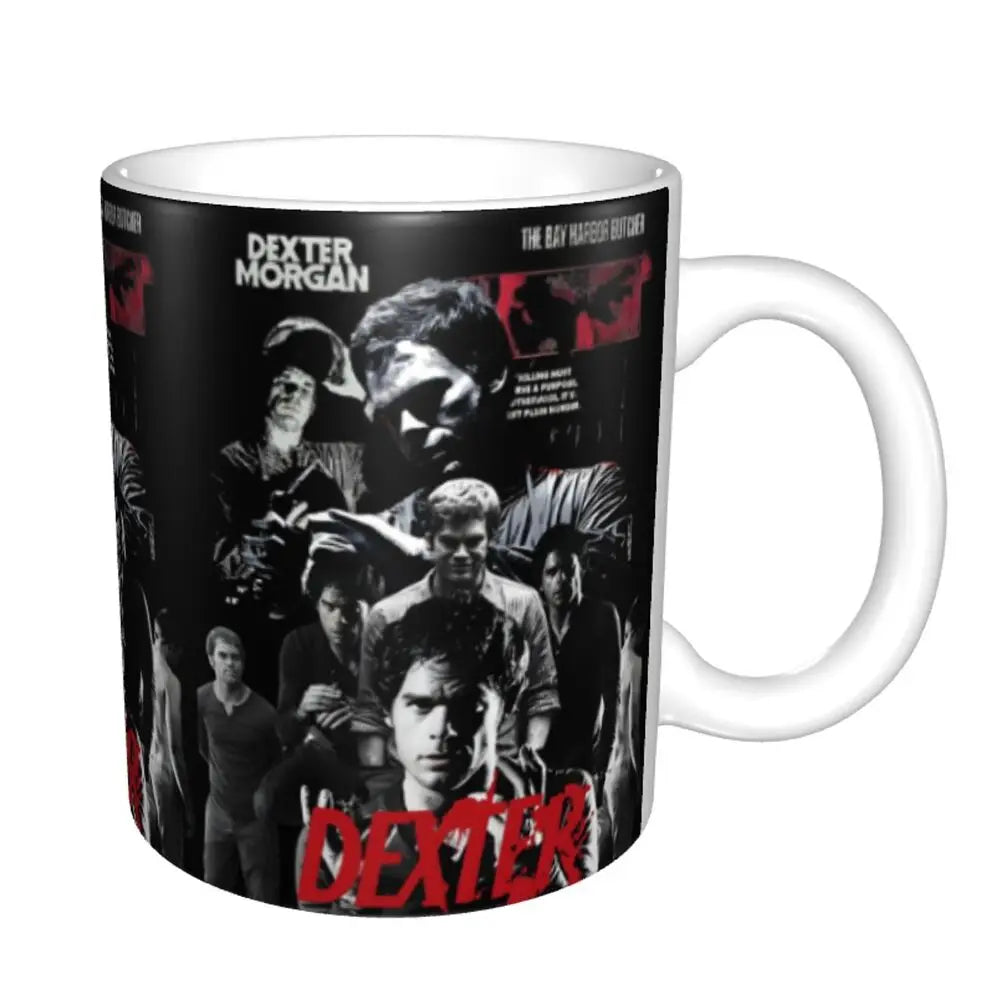 Customized Dexter Morgan Mugs DIY Movie Ceramic Milk Tea Coffee Cup