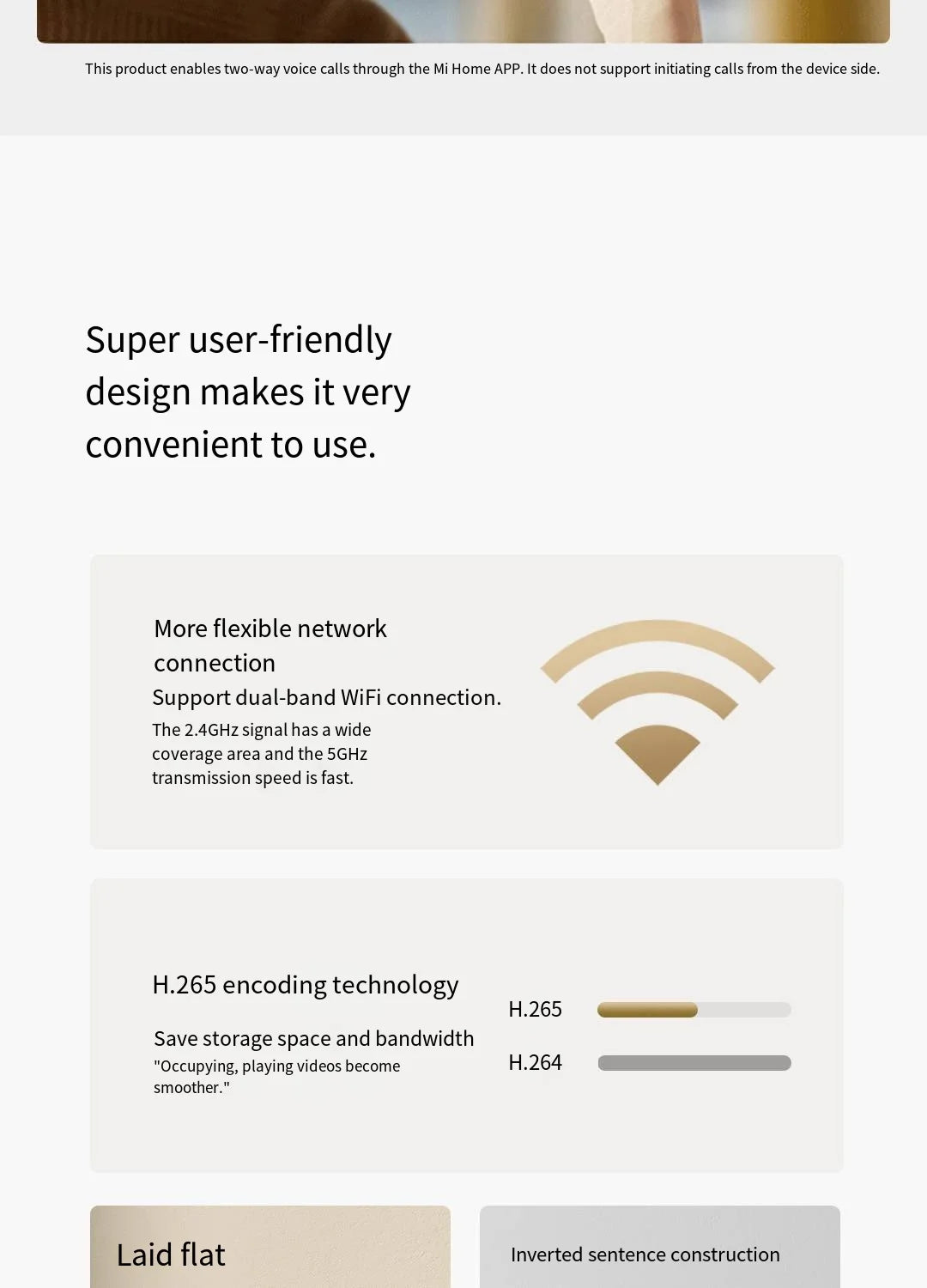 Xiaomi Mijia APP PTZ Pro 2K 3 Megapixels 360° Panoramic bluetooth4.2 Smart IP Camera AI Detection Two-way Intercom Home Security