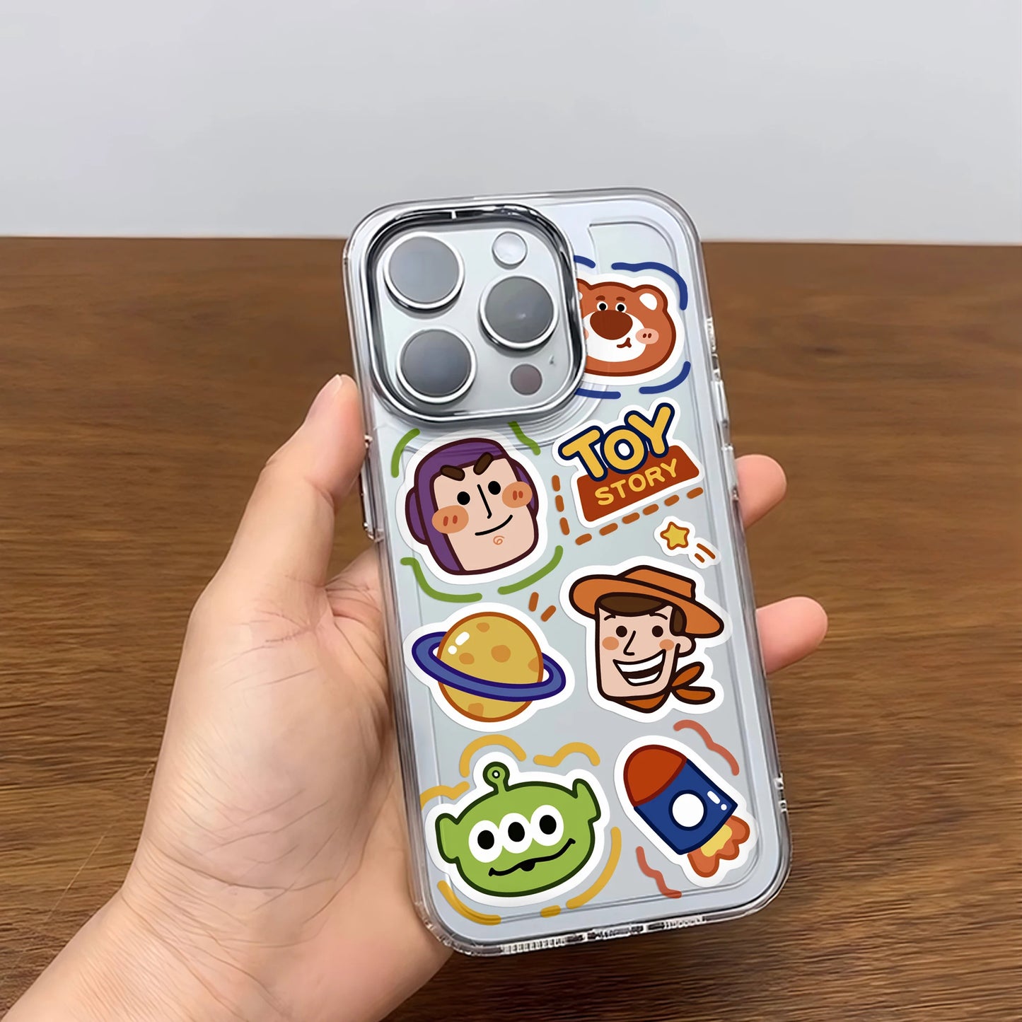 Lovely Cartoon Toys Storys Phone Case For iPhone 17 16e 16 15 14 13 12 11mini Pro Max X XR XSMAX 8 7 Air Plus Transparent Cover