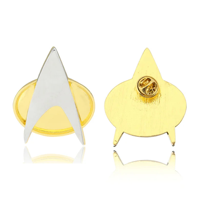 Star Trek The Next Generation Metal Pins Command Science Engineering Medical Starfleet Badges Halloween Party Decor Collectibles