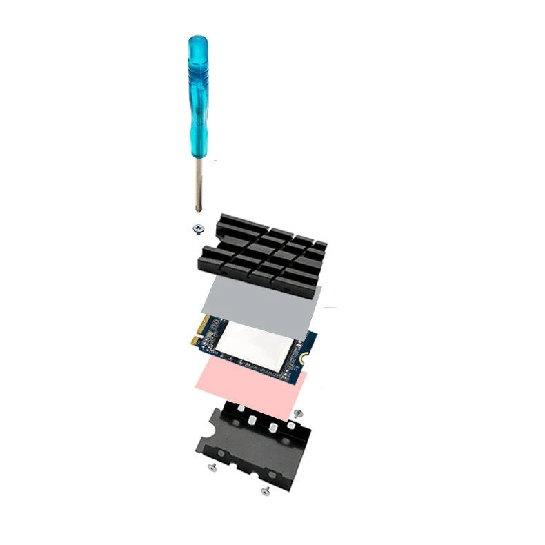 Heat Sink Cooler For M.2 2242 SSD Hard Drive Heatsinks Aluminum Radiator Passive Cooling