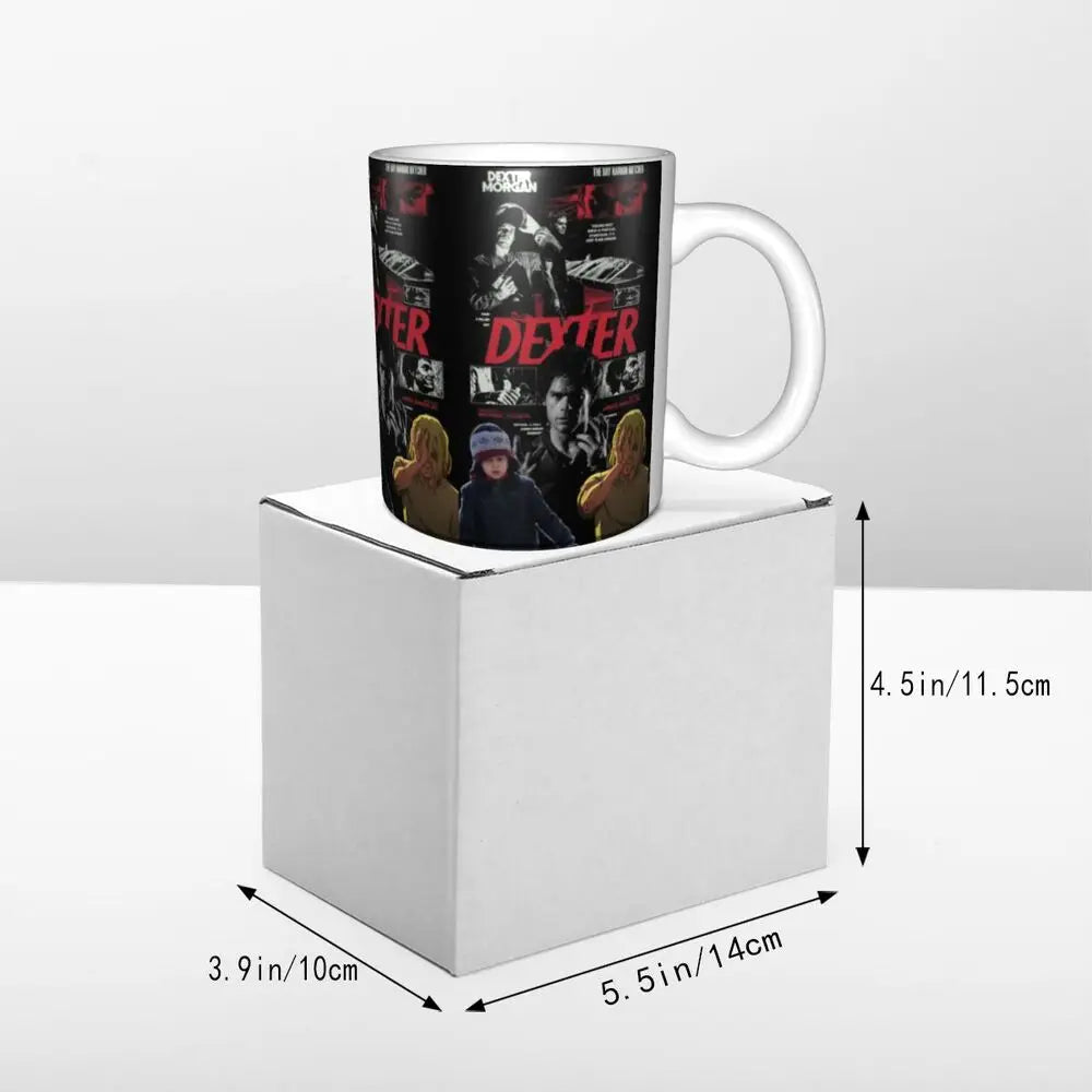 Customized Dexter Morgan Mugs DIY Movie Ceramic Milk Tea Coffee Cup
