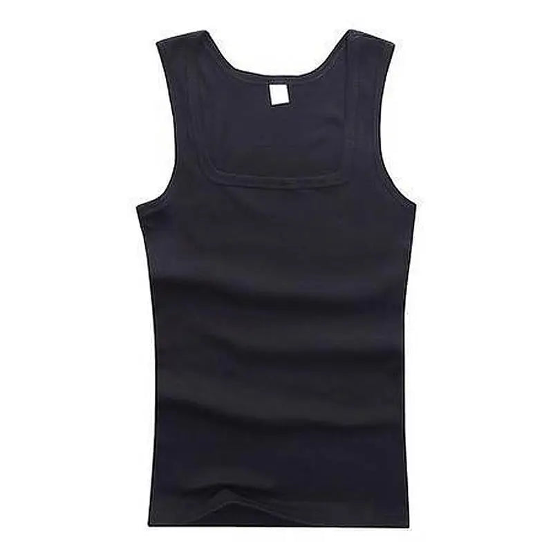 Casual Men Vest Cool Fitness Vest Sleeveless Tops Undershirt Plus Size Men Clothing Tank Tops Summer Black White Gray Vest Male