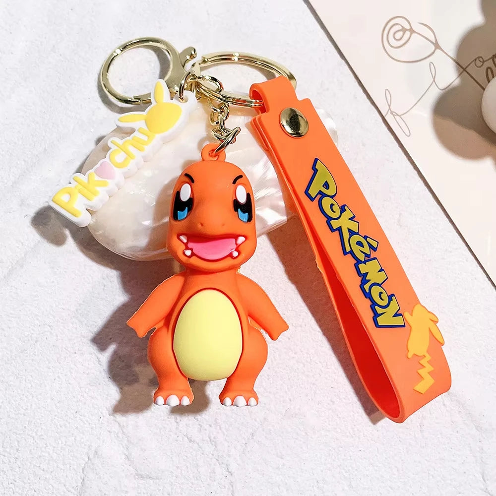 Pokemon PVC Keychain Pikachu PokeBall Party Favors Birthday Party Gifts Supplies Goodie Bag Fillers Christmas Stocking Fillers