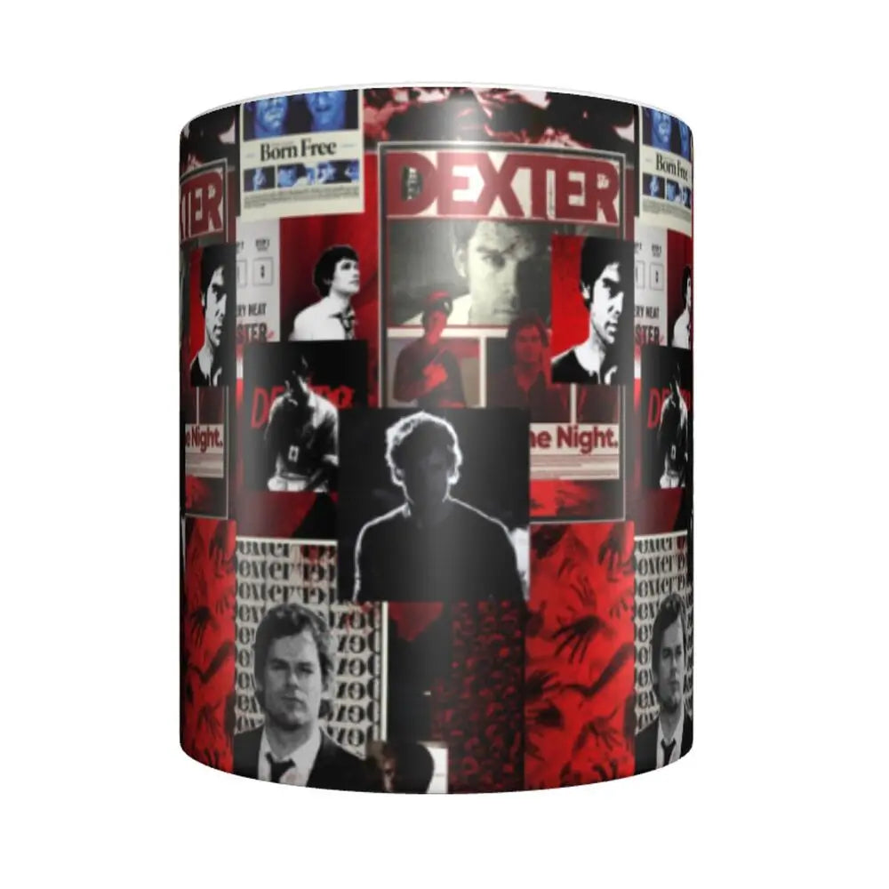 Customized Dexter Morgan Mugs DIY Movie Ceramic Milk Tea Coffee Cup