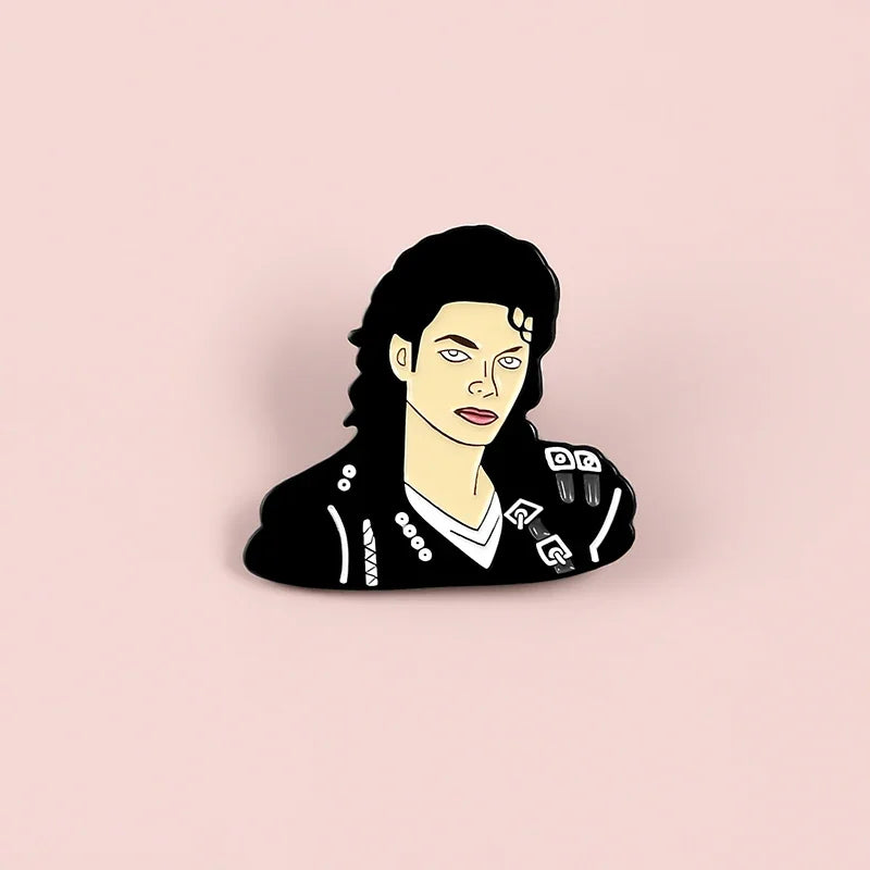 Music Producer Pin Singer Creator Button Lapel Pin Clothes Badge Punk Vintage Jewelry Gift For Fan Friends Who Likes Music