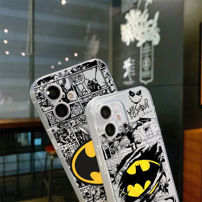 B-Batman Hero Logo Phone case for iPhone 16 15 14 13 12 11 Plus Pro ProMax 13 12 Mini X XS Max XR 7 8 SE cases