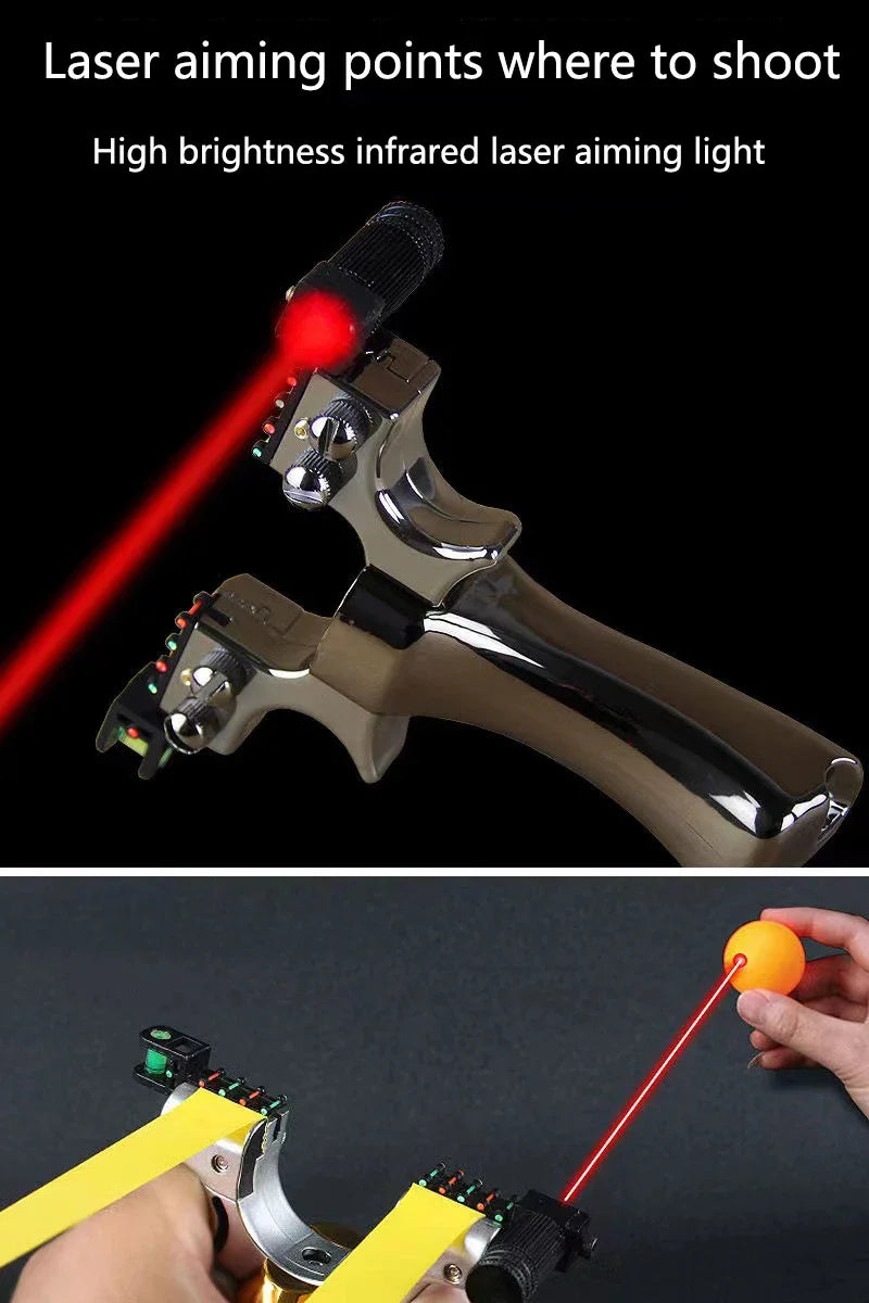 Outdoor Hunting Slingshot Self Defense Sports High Precision Sling Big Powerful Professional Hunting Slingshots Shot