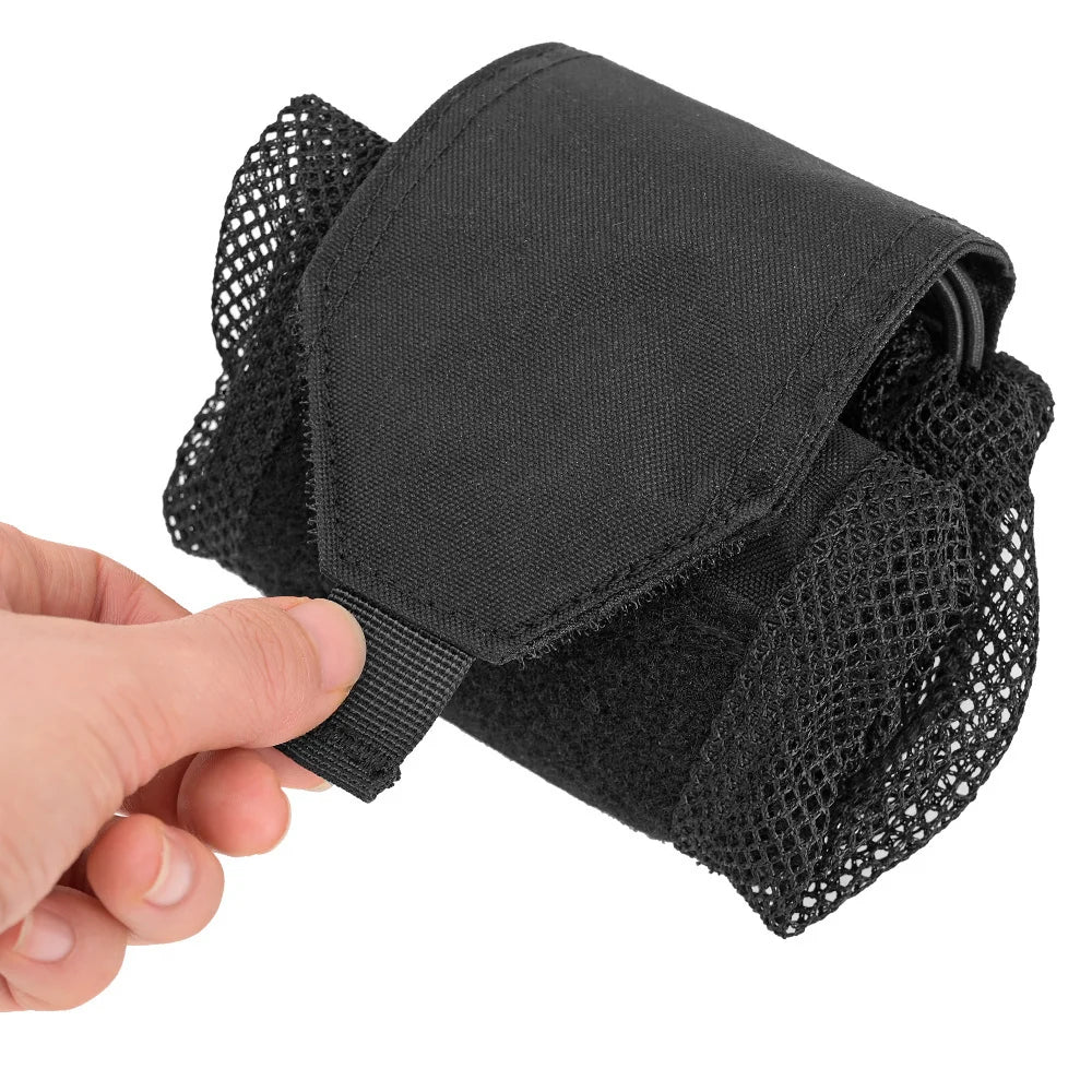 New Tactifans Roll-Up Mag Mesh Dump Pouch Magazine Mini Foldable Net Pocket EDC Tactical Outdoor Sport Hunting Bags 5OOD Nylon