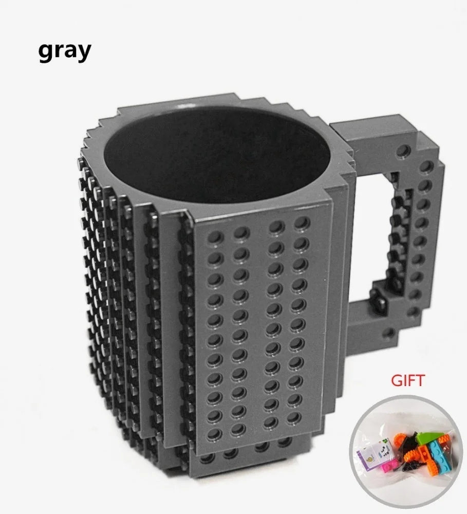 Creative Build-on Brick Mug Cups Building Blocks Design Birthday Gifts Personalized Decorations