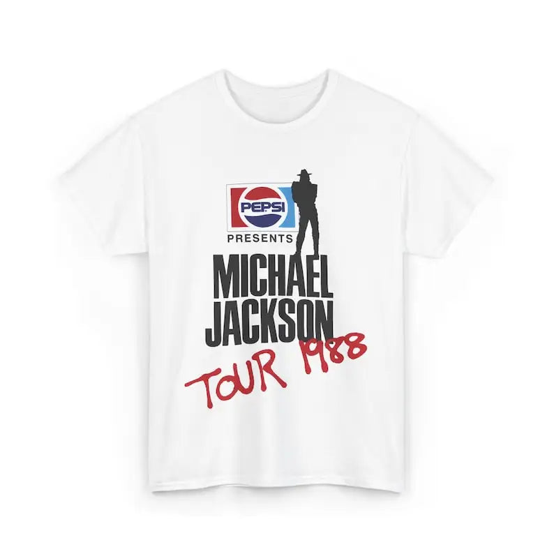 Michael Jackson Tour 1988 Tshirt  Vintage Style  90's Tee  Birthday Gifts