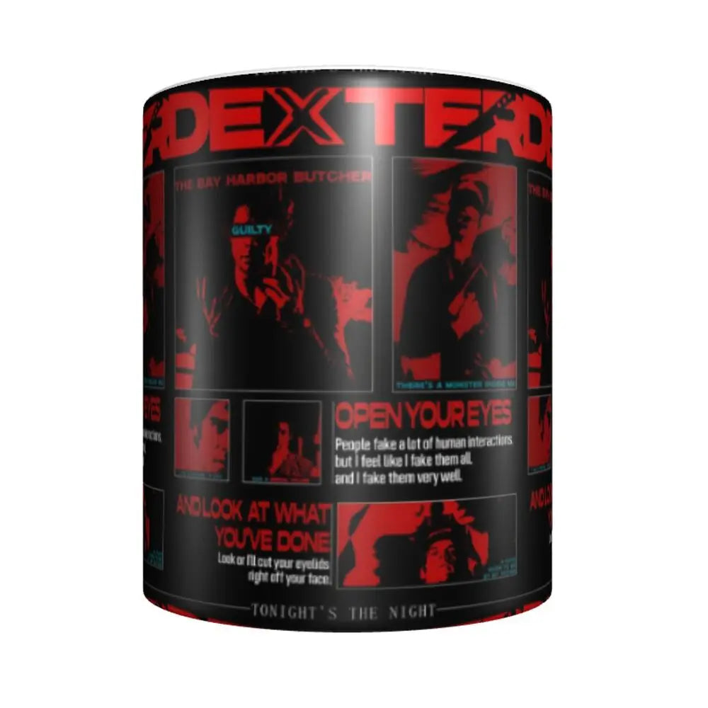 Customized Dexter Morgan Mugs DIY Movie Ceramic Milk Tea Coffee Cup