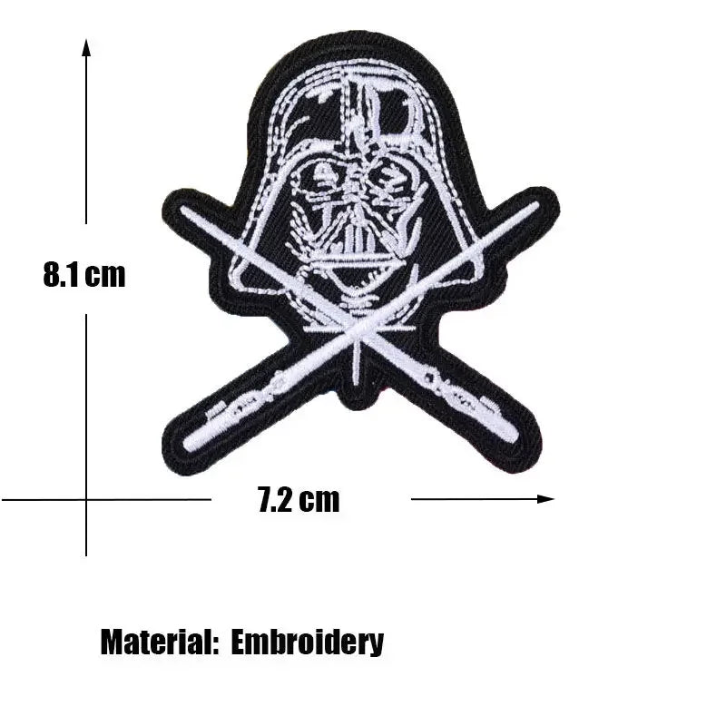 Star Wars Mandalorian Jedi Knight Badge Anime Cartoon Embroidery Fashion Velcro Tactical Clothing Patch Accessories Gift