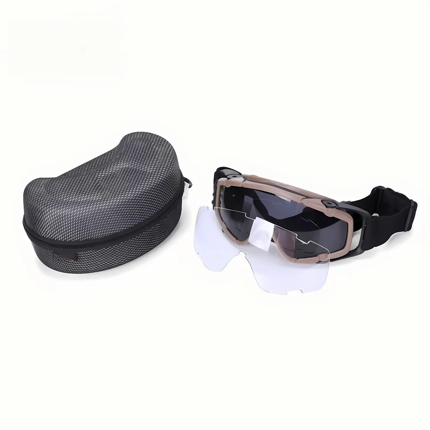 Tactical  Anti-fog Goggles with Fan Anti-dust Outdoor Helmet Goggles