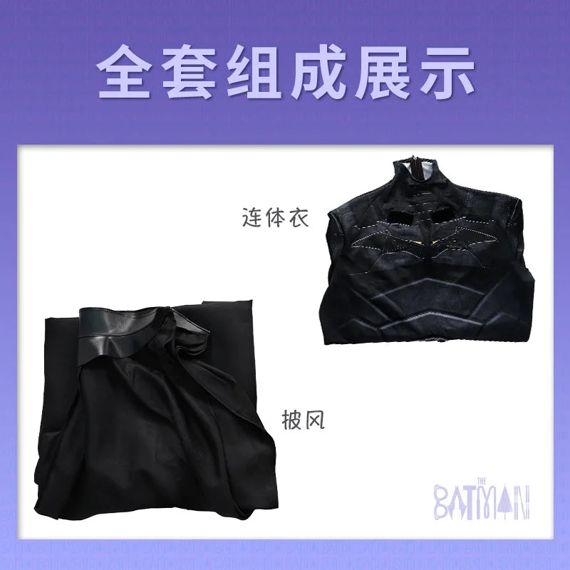 Anime Detective Comics Batman Cosplay Costume Uniform Halloween Carnival Party Christmas Play Role Clothes Clothing