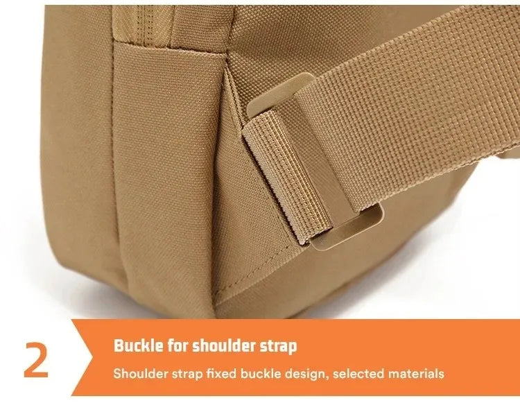 Tactical shoulder bag, holster, concealed carry, sling, messenger bag, suitable for hunting, camping, travel, tourism