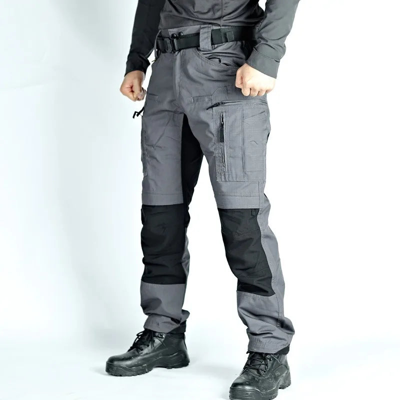 Tactical Pants Men's Spring And Autumn Combat Pants Outdoor Trous ers Loose Wear-resistant Overalls