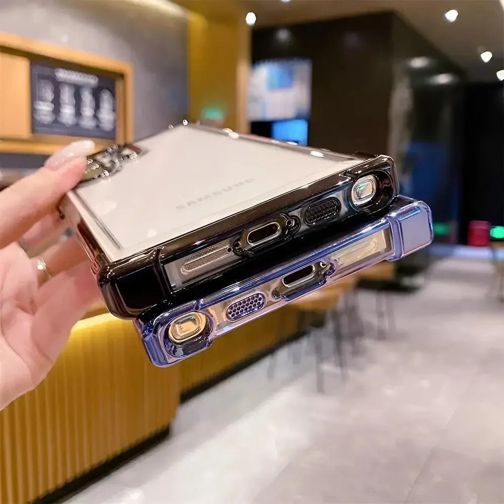 1 Phone Case Electroplating Corners Cover Phone Case For Iphone 16 15 Pro 14 13 Mini 11 12 Xs Max Xr X 7 Plus Cover