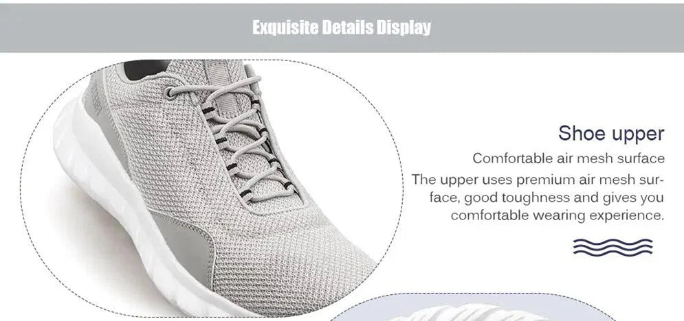 Original Xiaomi Mijia Freetie Light Weight Running Shoes Men's City Sneaker Air Mesh Breathable EVA Sole Casual Smart Shoes
