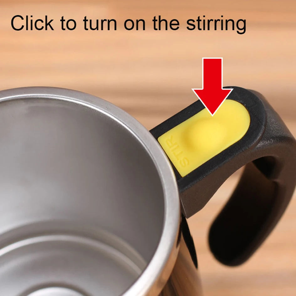 Electric Automatic Mixing Cup, Self Stirring Coffee Mug, Stainless Steel Milk Cup, Smart Mixer