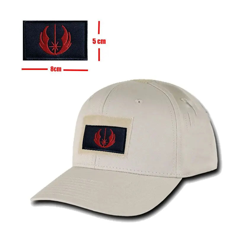 Star Wars Mandalorian Jedi Knight Badge Anime Cartoon Embroidery Fashion Velcro Tactical Clothing Patch Accessories Gift