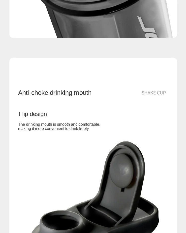 Portable Protein Shaker 500ml Fitness Bottle with Wire Whisk Ball for Fitness Enthusiasts Athletes Very For Outdoor Gym