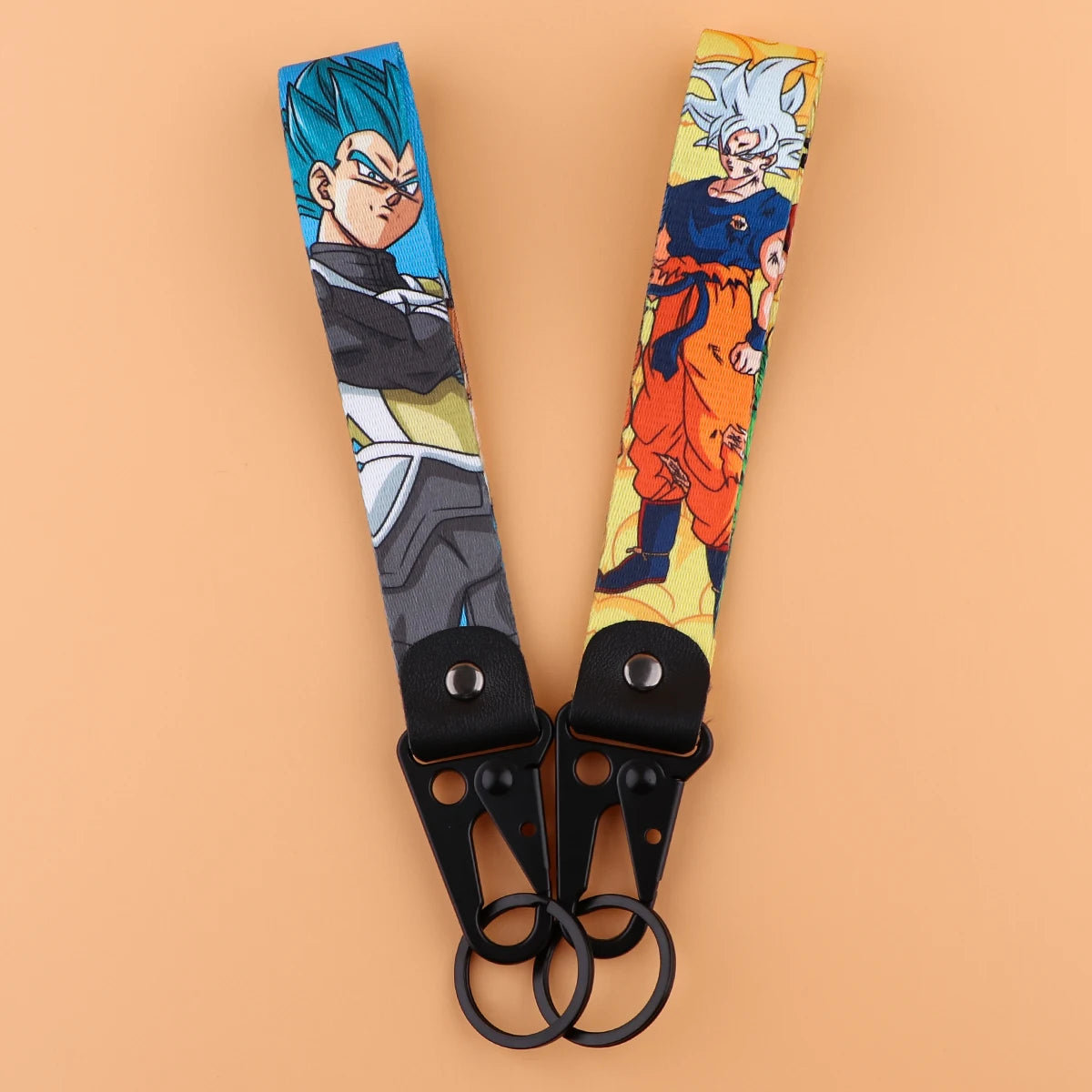 Anime Keychain For Car Motorcycle Cool Boy Short Lanyard Wrist Strap Key Holder Cosplay Accessories Toys Gifts