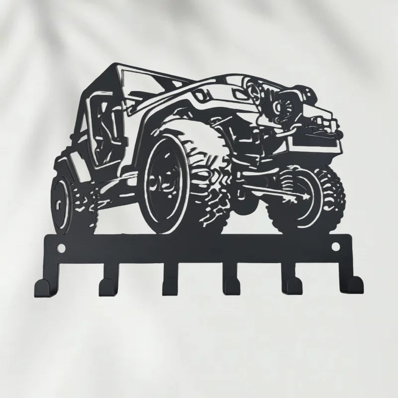 Car Keychain Wall Mounted，Easy to Install，Key Hook，Features a durable coating，Suitable for home organization and decoration