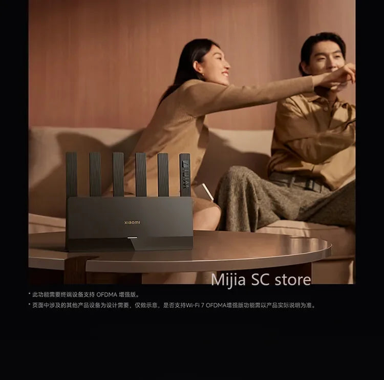 Xiaomi Mijia Router BE6500 WiFi 7 6500M Full 2.5G Network Port 4-core Qualcomm Processor loT Smart Linkage Network Security Home