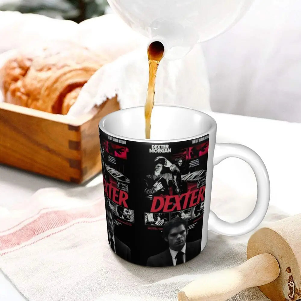 Customized Dexter Morgan Mugs DIY Movie Ceramic Milk Tea Coffee Cup