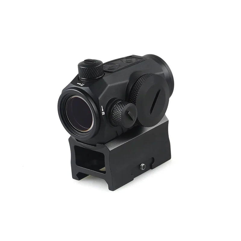 Tactical 1x20mm Reflex Red Dot Sight Riflescope with Free Mount Rails Optic - Blackout Rear Sight for Shield Handguns