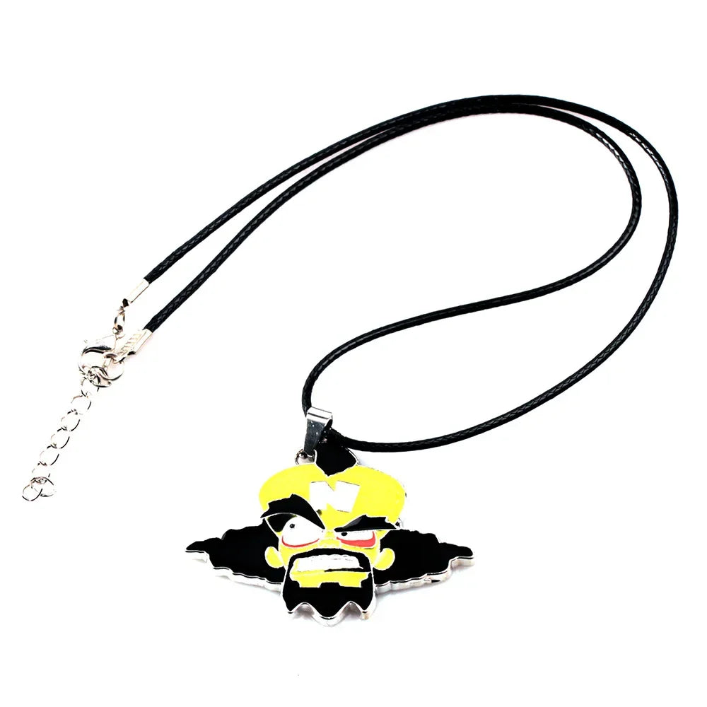 Crash Bandicoot Enamel Keychain for Men Women Cartoon Animal Metal Key Ring Holder Fans Car Bag Decor Jewelry Accessories Gift