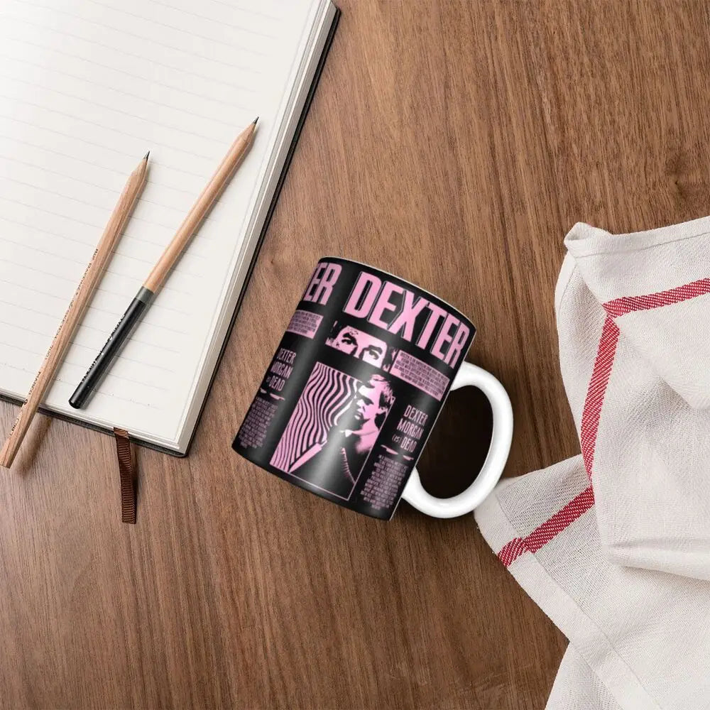 Customized Dexter Morgan Mugs DIY Movie Ceramic Milk Tea Coffee Cup