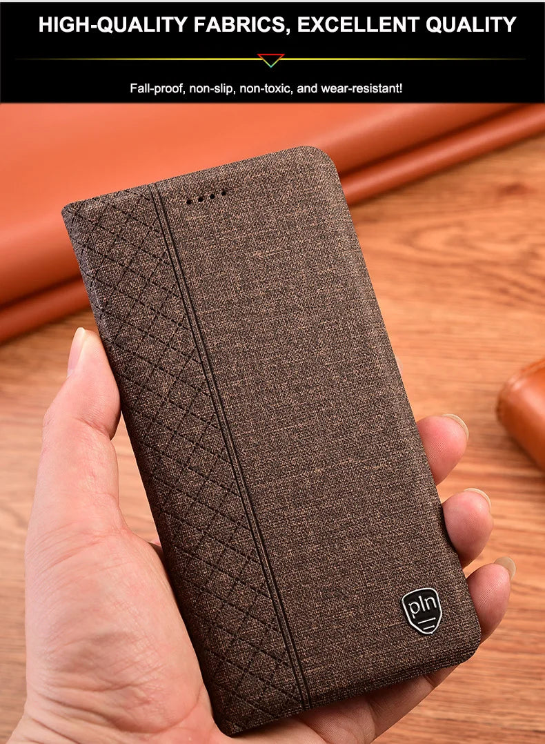 Luxury Cloth Leather Magnetic Flip Phone Case For XiaoMi Mi Mix 2 2s 3 4 Mi Max 2 3 4 Pro With Kickstand Cover