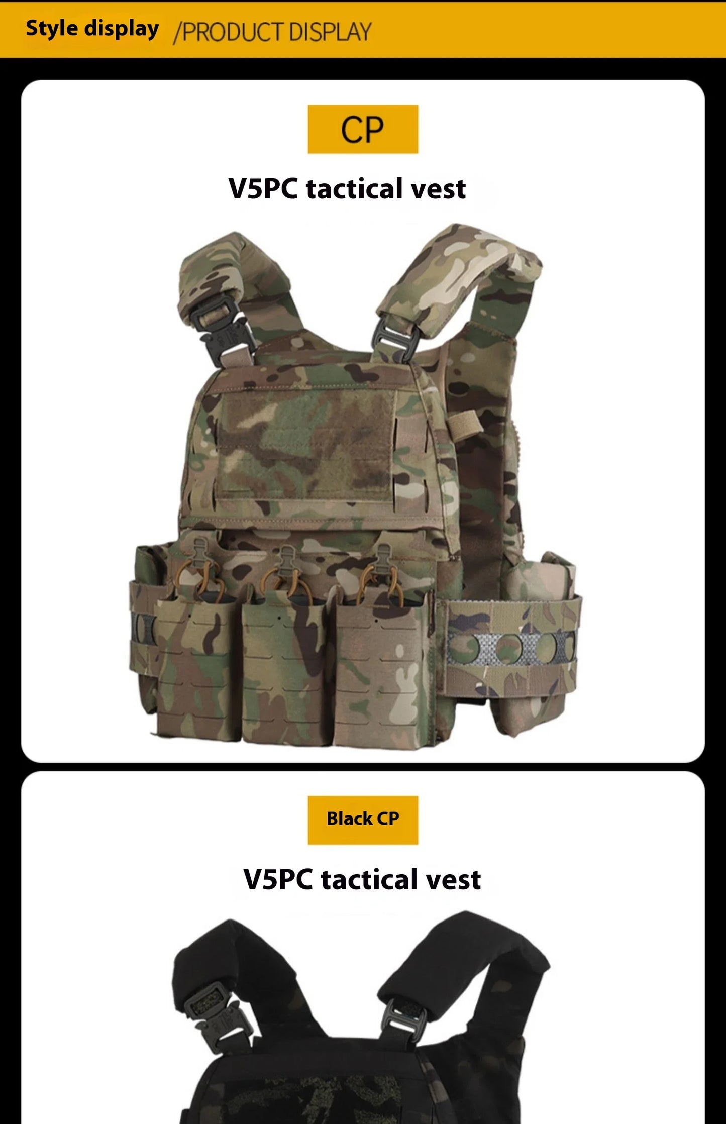 Tactical Soldier Remake Pharaoh FCPC Cosplay V5 Tactical Tank Top High Modular Lightweight Multi functional Quick Detachment